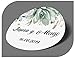 CrisPhy Pegatinas Personalizadas Boda con Nombre y Fecha, Etiquetas Adhesivas para Invitacion Boda, Bautizo, Compromiso, Comunion, Cumpleaños, Fiesta, Vintage, Sellos (Modelo 7)