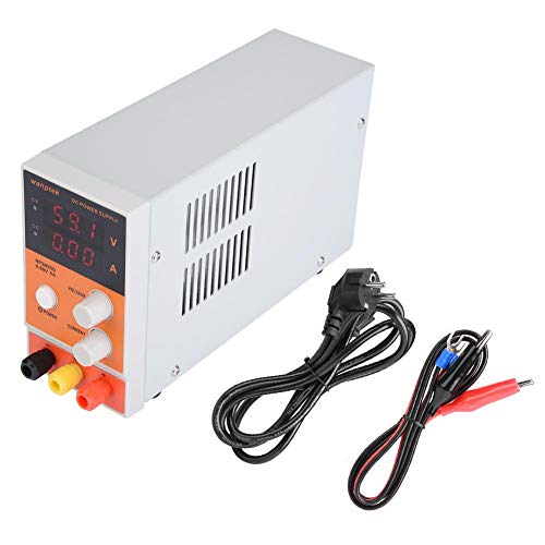 Preisvergleich Produktbild Akozon Reguliertes Gleichstromnetzteil Labornetzgerät NPS605D Hochgenaues Einstellbares Geregeltes Gleichstromnetzteil 0-60V 0-5A Einstellbares Digitales Netzteil Genauigkeit 0.01A 0.1V(EU Stecker)
