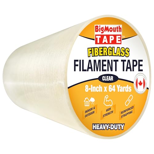 Image of - Waterproof RV Awning Tape Repair, Available in 6 Sizes, Adhesive Canvas Patch Kit, Used for Pop Up Camper, Trailer, Fabric, 8-inch x 64-Yards