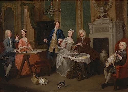 Impression Sur Toile William Hogarth Affiche Portrait de Famille Haute Définition