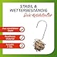 bellissa - Vogelfutterspender Meisenknödel-Halter Zinkstahl 2er Set - Hochwertiger Futterspender spiralförmig zum Aufhängen für Futterknödel - Futterstation Vogelfutter für Meisen & andere Vögel
