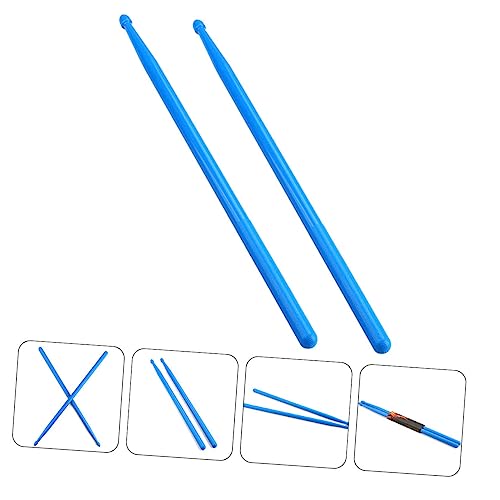 1 par de baquetas de nylon para instrumentos de percusión con mango antideslizante para principiantes y profesionales miniatura 4