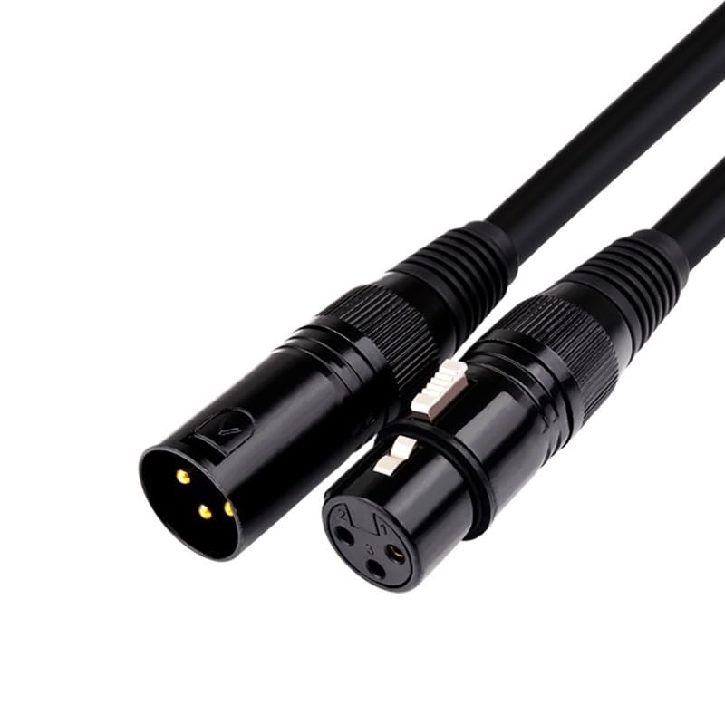 Cavo audio di alta qualità a 3 pin XLR maschio a XLR femmina, cavo di prolunga per microfono (1 pezzo, 20 m)