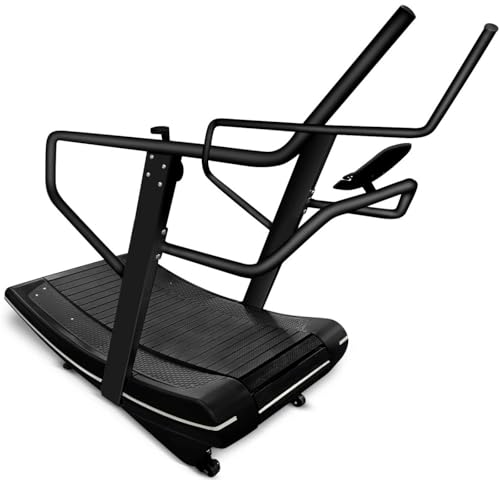 Image of French Fitness CT100 Manual Curve Treadmill w /Aluminum Belt - 6 Resistance Levels, User-Friendly Console & High Durability