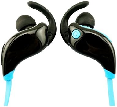 Bluetooth Earbuds GZ-E30 by Gadgetzan-Sports in Ear Hands-Free Stereo Headset Noise Cancelling Headphones with Microphone/Running/Gym/Exercise/Workout for All Bluetooth-Enabled Devices (Blue)