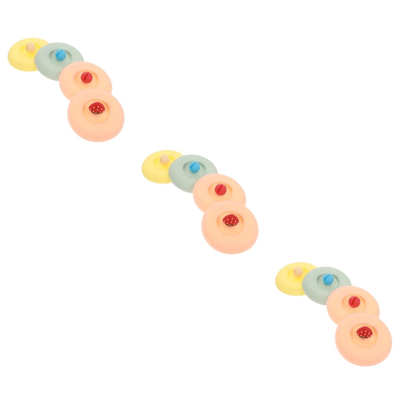 Alipis 12 Pz Coperchio Della Tazza in Silicone Coperchio Della Tazza Dell'acqua Coperchi Di Tenuta Della Tazza Piatto Di Gioielli in Conchiglia Tazze Da Caffè Con Coperchi Gel Di Silice