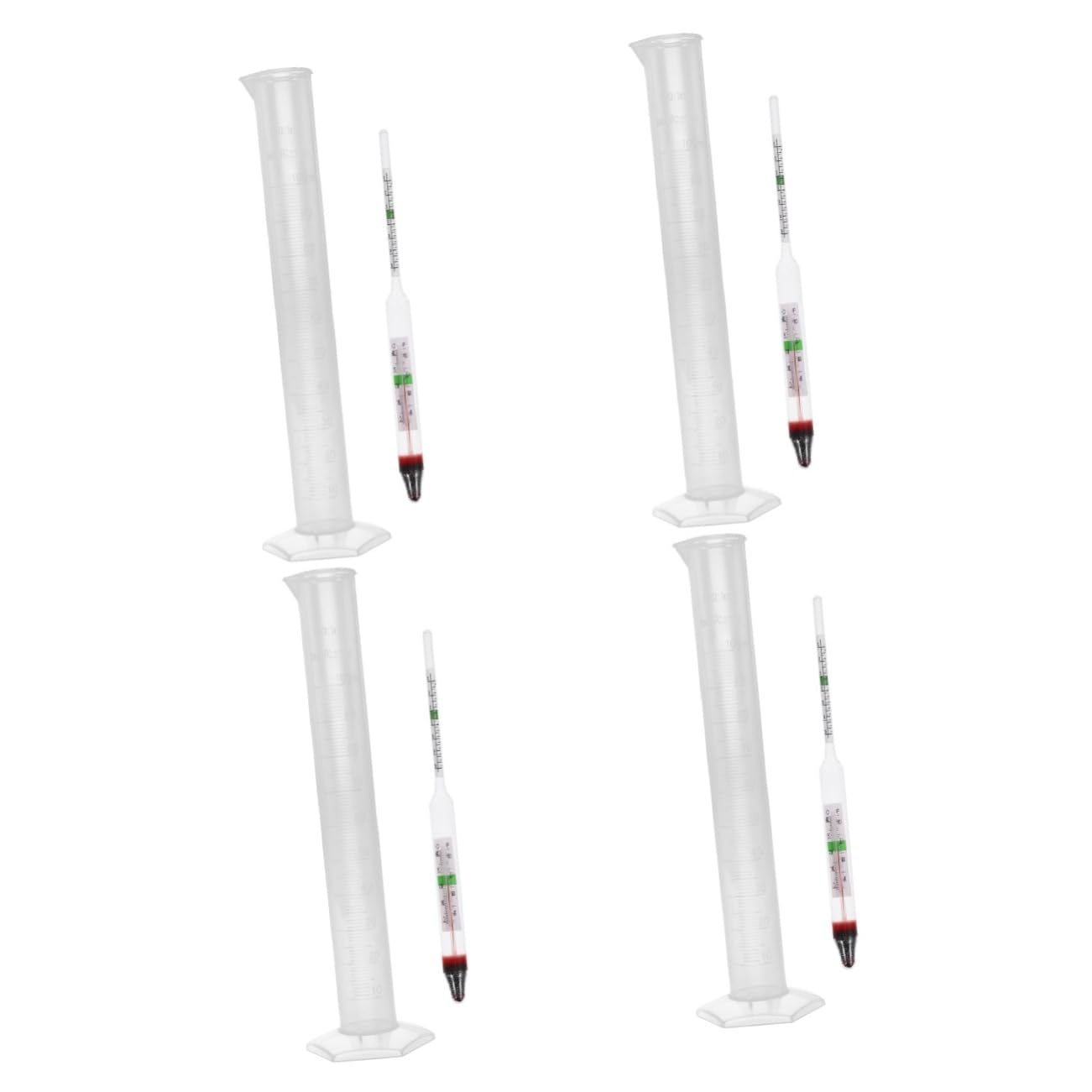 iplusmile 4sets Idrometro Salinità Per Acquari Misuratore Con Scatola e Strumento Di Test Per Densità e Salinità Acquacoltura Marinara
