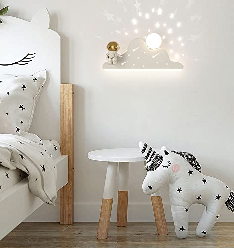 Lámpara Infantil Astronauta LED Azul de Pared miniatura 3