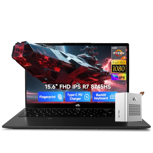 Image of NIMO 15.6 inch Laptop & eGPU Dock Bundle: R7 8745HS, 64GB DDR5 2TB RX 7600M XT