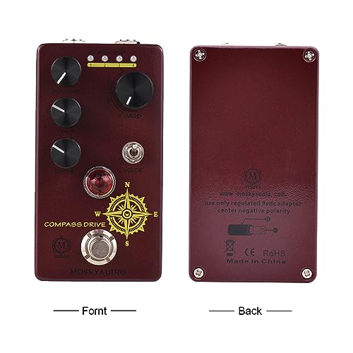 Jemora Overdrive Pédale d’effet Guitare 4 Commutateur de Mode et Commandes de Volume/Tone/Drive Processeur d’Effet Compact Portable Digital Overdrive Guitar Effect Processor pour Guitare - Les Beatles, Paul McCartney, John Lennon, RIngo Starr, George Harrison Jemora Overdrive Pédale d'effet Guitare 4 Commutateur de Mode et Commandes de Volume/Tone/Drive Processeur d'Effet Compact Portable Digital Overdrive Guitar Effect Processor pour Guitare – Image 8