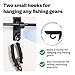 OJYDOIIIY Wall Mount Fishing Rod Holders,Horizontal/Ceiling Fishing Pole Storage Rack for Garage