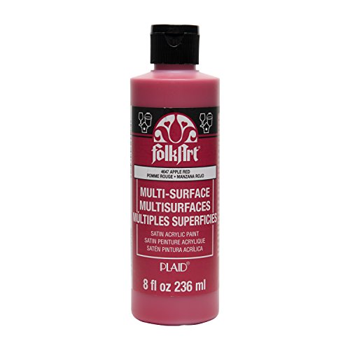 Image of FolkArt Multi-Surface Paint (8 oz), , Apple Red