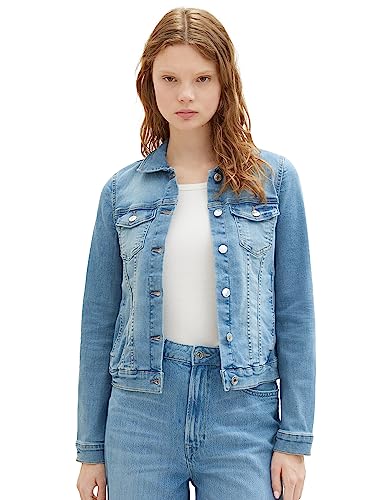 TOM TAILOR Denim Damen Jeansjacke mit Stretch