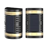 SAAAJ Enchufe en la luz de pared Lámpara solar de la cerca de la lámpara solar del jardín arriba y abajo de la lámpara de pared al aire