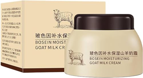 Goat Milk Cream Moisturizing, Goat Milk Cream, Milk Beads Watery Cream, Anti Aging Face Cream, Nourishing And Firming Skin Cream For Body, Hand & Face (1pcs)