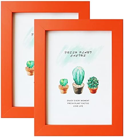 Mochose Frame for 3.5x5 inch Photo White Frame MDF Picture Frame 2 Pack for Tabletop and Wall
