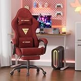 【Fiabilité premium】 Équipée d'un vérin gaz SGS de niveau 3 certifié supportant 115 kg, d'un cadre métallique renforcé et de roulettes silencieuses 360°, elle allie robustesse, sécurité et confort inégalés.