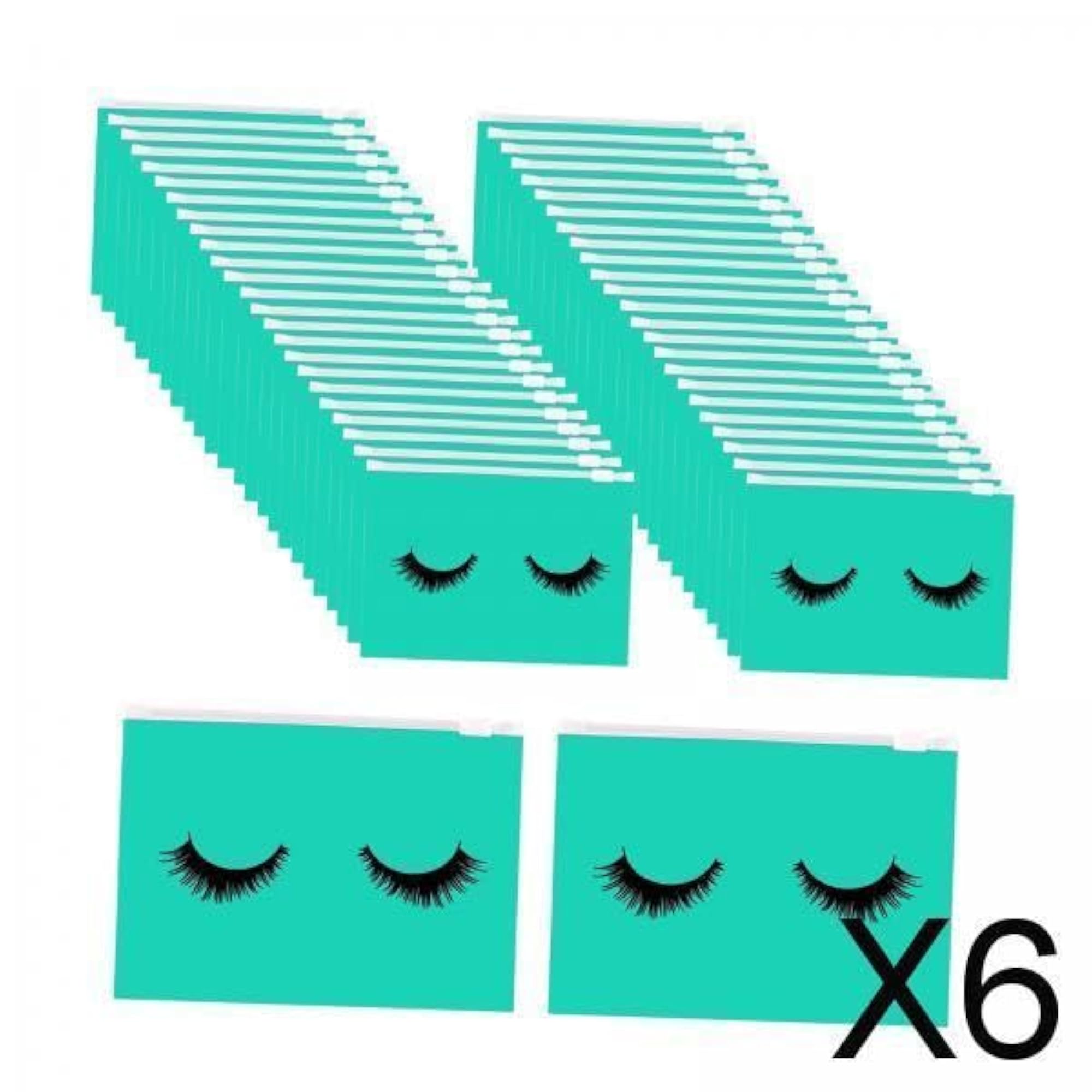 Multipurpose Eyelash Makeup Bags with Zipper, 50Pcs Set