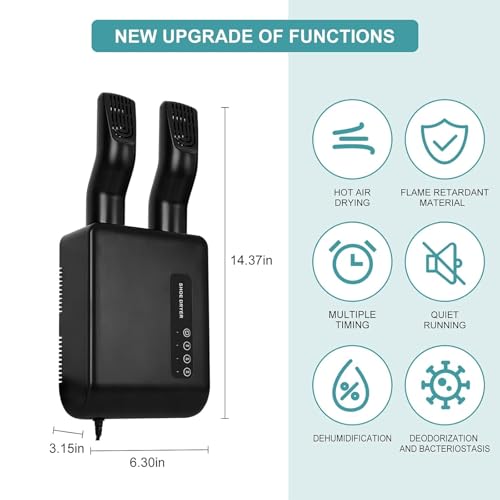 Secador de Botas Eléctrico Portátil Ultra Silencioso miniatura 5