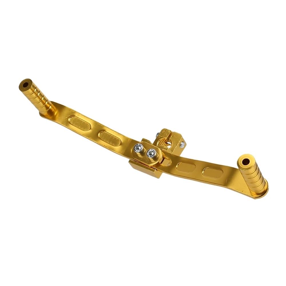 Cvgmsrgset Golden Gear Shifter Shift Lever Universal Motorcycle Bidirectional Shift Lever Pedal Shifter, Used For Scooter Parts(Golden)