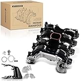 A-Premium Engine Intake Manifold Assembly with Thermostat & Gasket [SOHC, 8Cyl 4.6L] Compatible with Ford Explorer 2002-2005 & Mercury Mountaineer 2002-2005