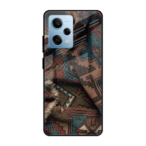 Image of SmashItUp Multicolour | Patterns | Abstracts | Unique Designs Designer Printed TPU Metal Case Mobile Back Cover for Redmi Note 12 Pro 5G