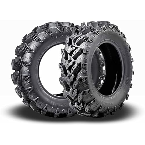 MCKINLEY UTV ATV Tires 27X9-14 6PR Super Mud 27X9X14 All Terrain X611, Set2