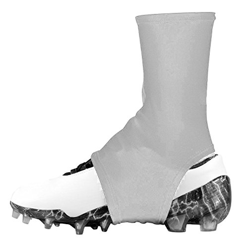 Dmaxx Spats Football Cleat Covers (Silver, Medium