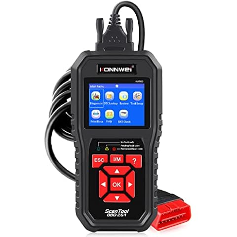 KONNWEI OBD2 Scanner Professional Car OBD II Scanner Auto Diagnostic Fault Code Reader Automotive Check Engine Light Diagnostic EOBD Scan Tool for All OBDII Protocol Cars Since 1996 (Enhanced KW850) Cover