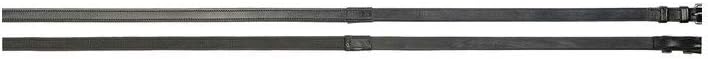 Shires Flat Leather Rubber Backed Reins