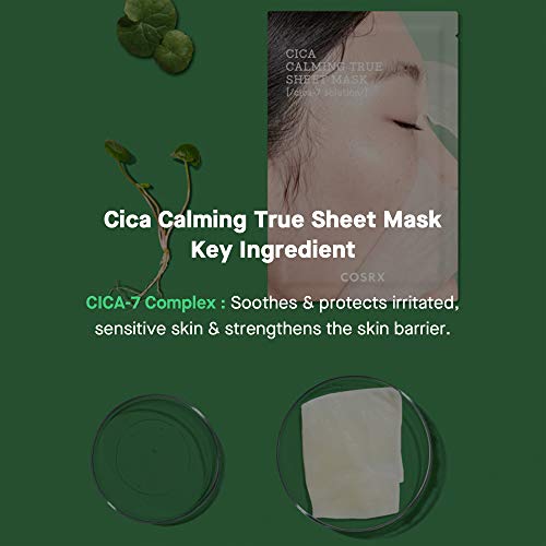COSRX Cica Calming True Sheet Mask, Centella Face Mask, 0.71 fl oz - image 3