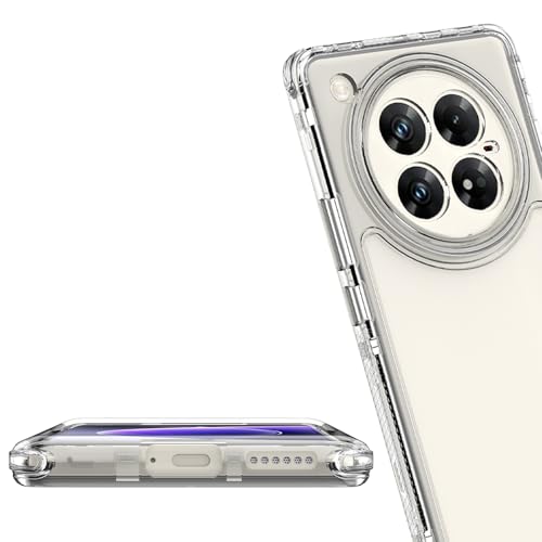 linashangmaob Pełna ochrona zawiasów do Tecno Zero 40 4G/5G krystalicznie przejrzyste etui, odporne na uderzenia etui ochronne, odporne na zarysowania, przezroczyste etui ochronne do Tecno Zero 40 4G