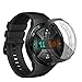 Produktbild KONEE Hülle Kompatibel mit Huawei Watch GT 2e 46mm, Rundum Schutzhülle mit Displayschutzfolie, [Anti-Fleck] [Kratzfest] Ultradünne TPU Schutzhülle für Huawei Watch GT 2e 46mm - Schwarz