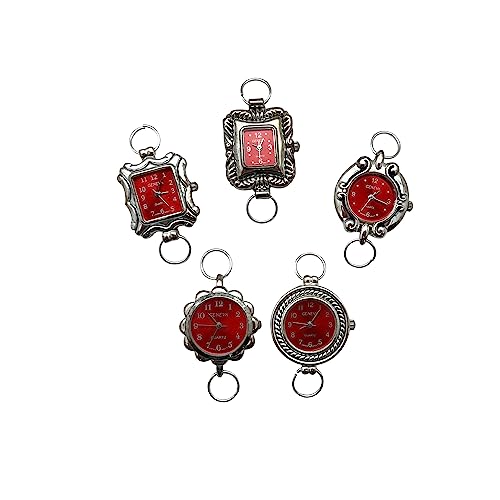 Cadran de montre rouge NIMI pour remplacer un composant ou fabriquer un bijou