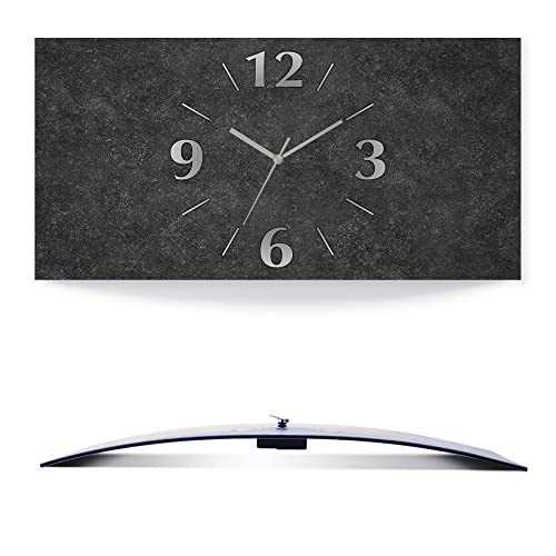 ARTLAND Wanddeko Wanduhr ohne Tickgeräusche Alu Funkuhr analoge Funkuhr...