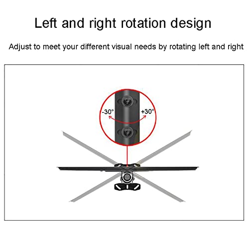 Support plafond TV 32 à 70 pouces orientable et inclinable à hauteur réglable