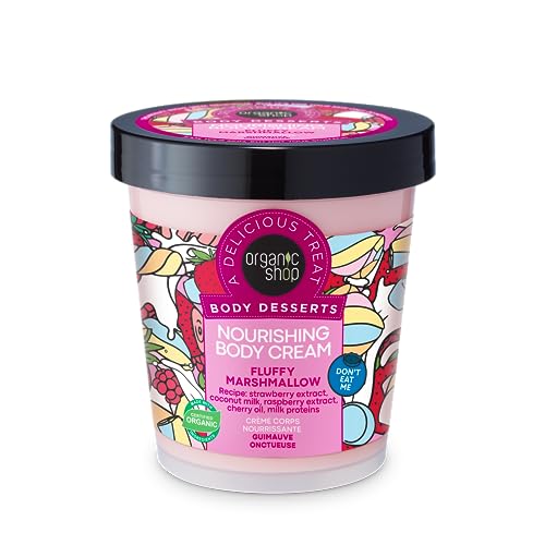 Organic Shop Body Desserts Crème corporelle nourrissante Marshmallow duveteuse 450 ml