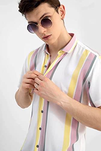 Image of Funky Printed Shirt for Men Half Sleeves