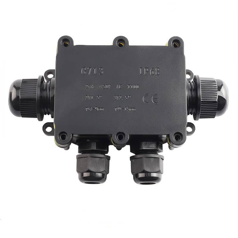 GXMRHWY Waterproof Junction Box Four-Way IP68 G713 Plasti