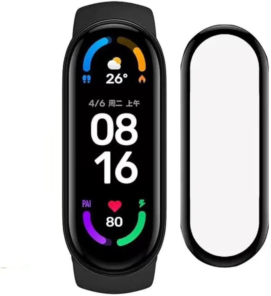 Película 3D Gel para Xiaomi Mi Band 7, Mi Smart Band 7, Mi Band 8, Mi Smart Band 8 c/ 1 un