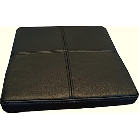 Quattro Meble Schwarz Echtleder Sitzkissen Lederkissen Sitzpolster fur Sessel Stuhle Echt Leder Kissen Sitzauflage Auflage Cover