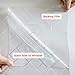 Coavas Non-Adhesive Frosted Glass Window Film & Window Privacy Film for Home & Office - Heat Control, UV & Sun Blocking, Easy DIY Installation, 35.4