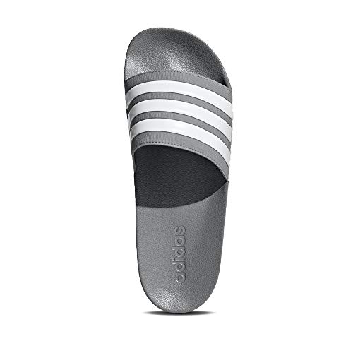 Image of adidas Women ADILETTE SHOWER Synthetic Swim Slide FTWWHT /GOLDMT /BOGOLD | LUT50