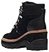 kate spade new york Women's Willow Lug Lace Up Bootie Fashion Boot, Black, 8.5