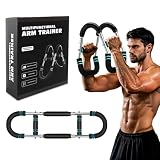 Twister Arm Trainer, Chest Workout Equipment 40-100lb Adjustable Arm Trainer, Twister Arm Trainer, Portable Power Twister Bar, Detachable Design Fitness Anywhere (Blue)
