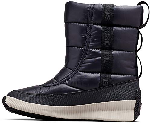 Sorel Women's Out'n About Puffy MIT Winter Boot, black, US 6.5