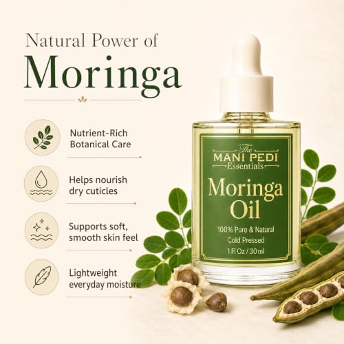 Image of TMPE Moringa Oil for Face, Hair and Body, Multipurpose Carrier Oil for Skincare, Scalp Massage, Dry Skin Care and Natural Glow Routine - 30ml