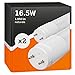 2x Tubi LED 120cm G13 T8 16,5W Professionale Alta Efficienza Garanzia 5 Anni 1850 lumen - Luce Bianco Naturale 4000K - Fascio Luminoso 160° - Sostituzione Neon