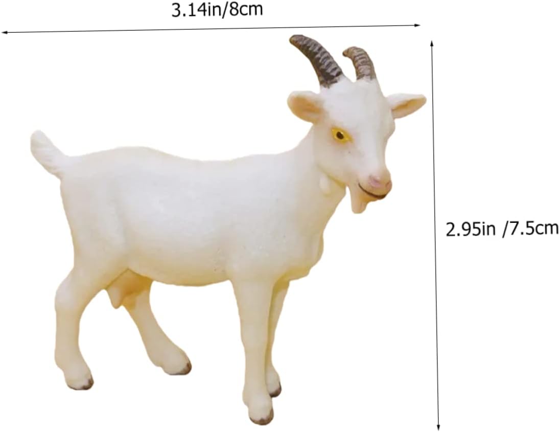 Cabilock 12pcs Miniature Sheep Figurines Realistic Sheep Models for Home Decor Farm Animal Toys for Boys and Girls Parties Collectible Desktop Decorations