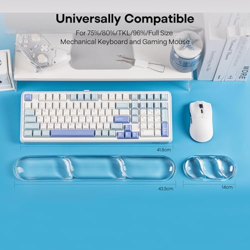 Image of EPOMAKER CloudGel Wrist Rest for Keyboard and Mouse, 2 Pieces